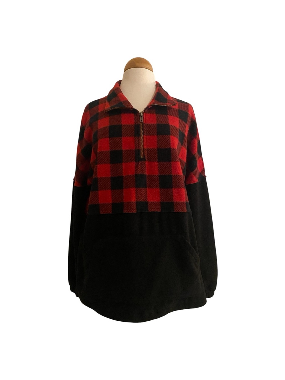Entro Women fleece pullover shirt SZ M